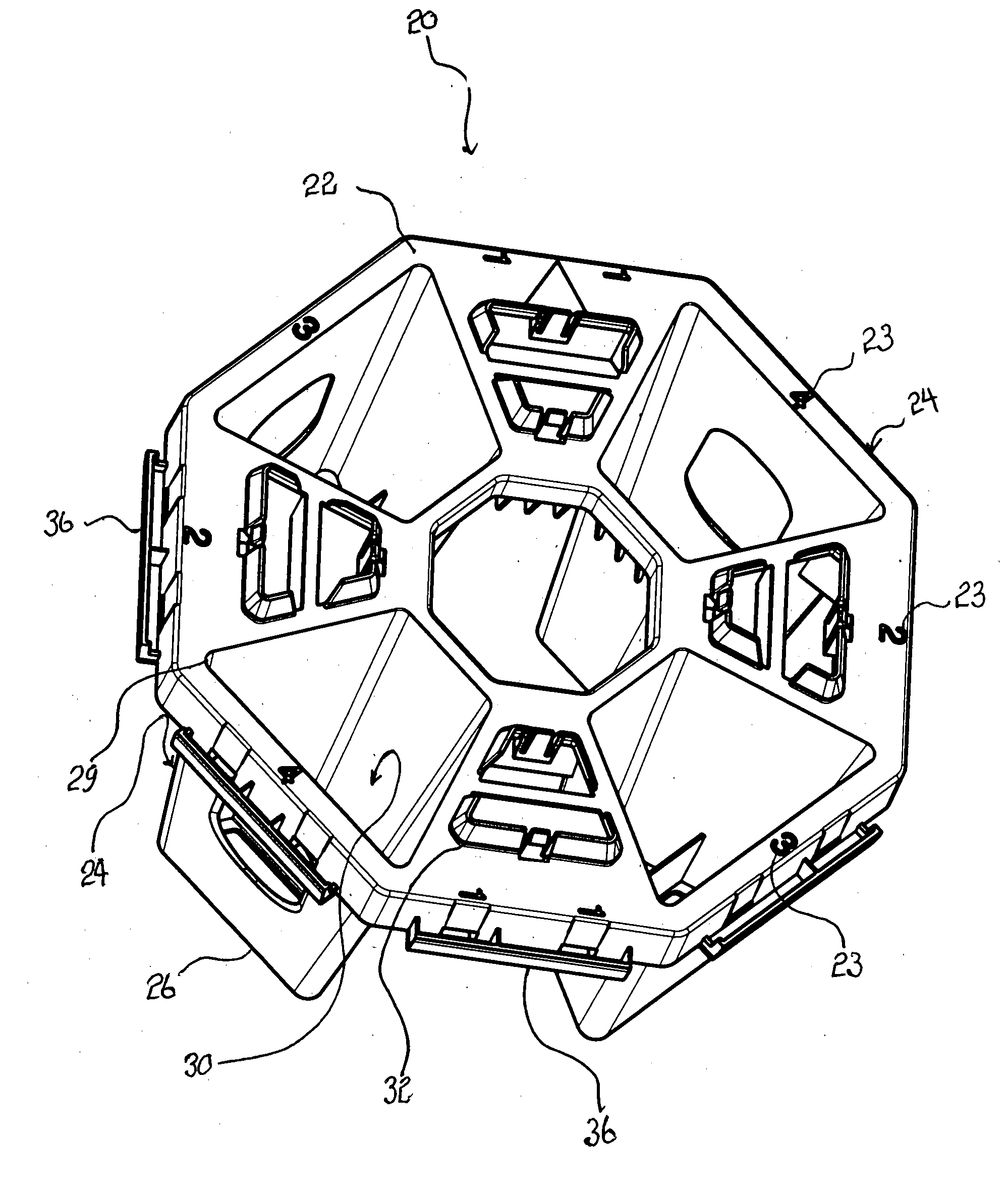 Modulated structural cell for supporting a tree root network