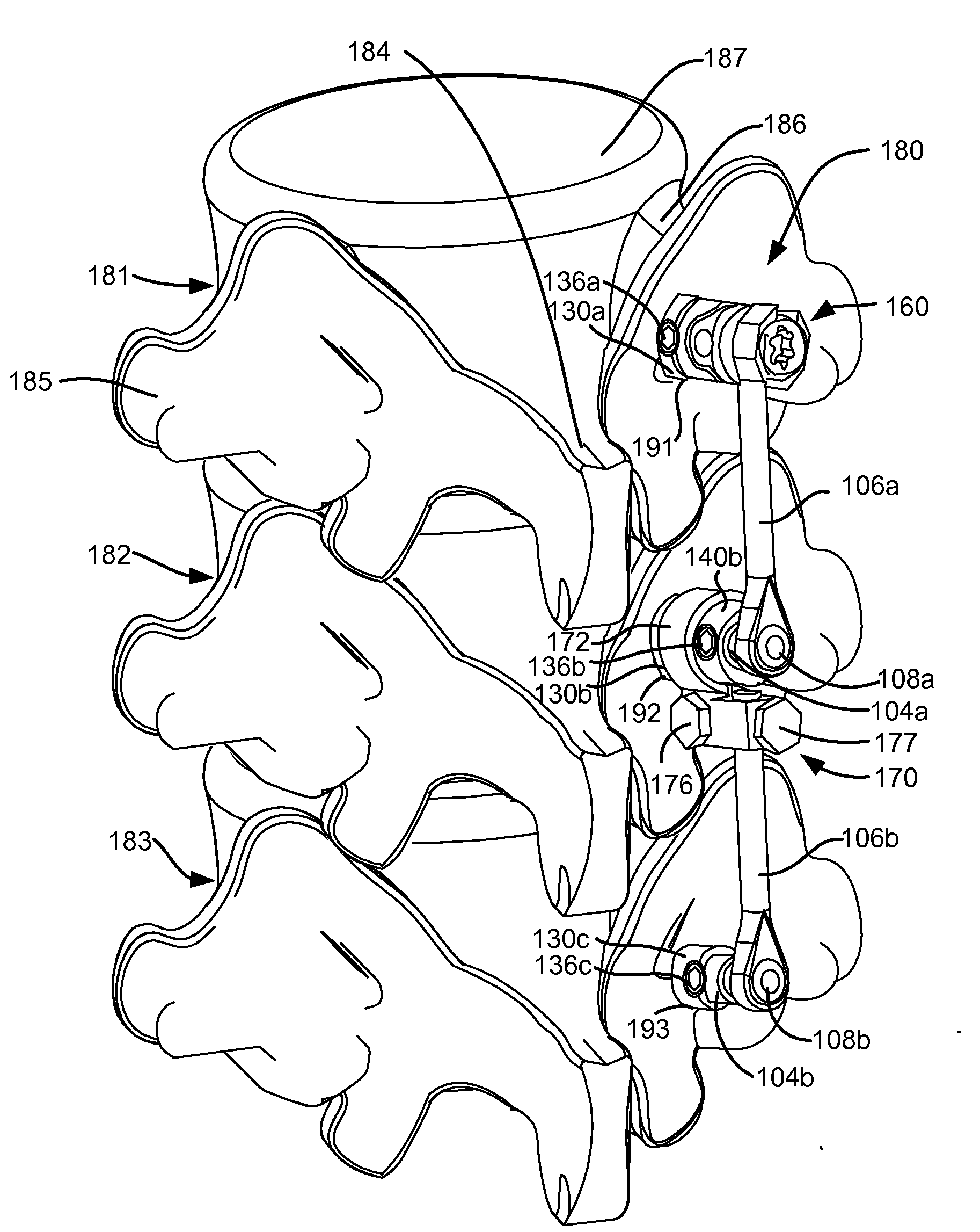 Versatile offset polyaxial connector and method for dynamic stabilization of the spine