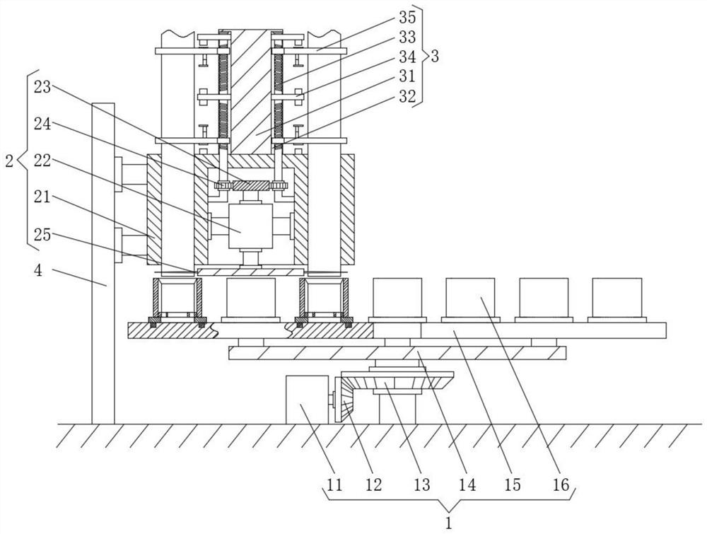 Graphite composite sealing gasket processing system