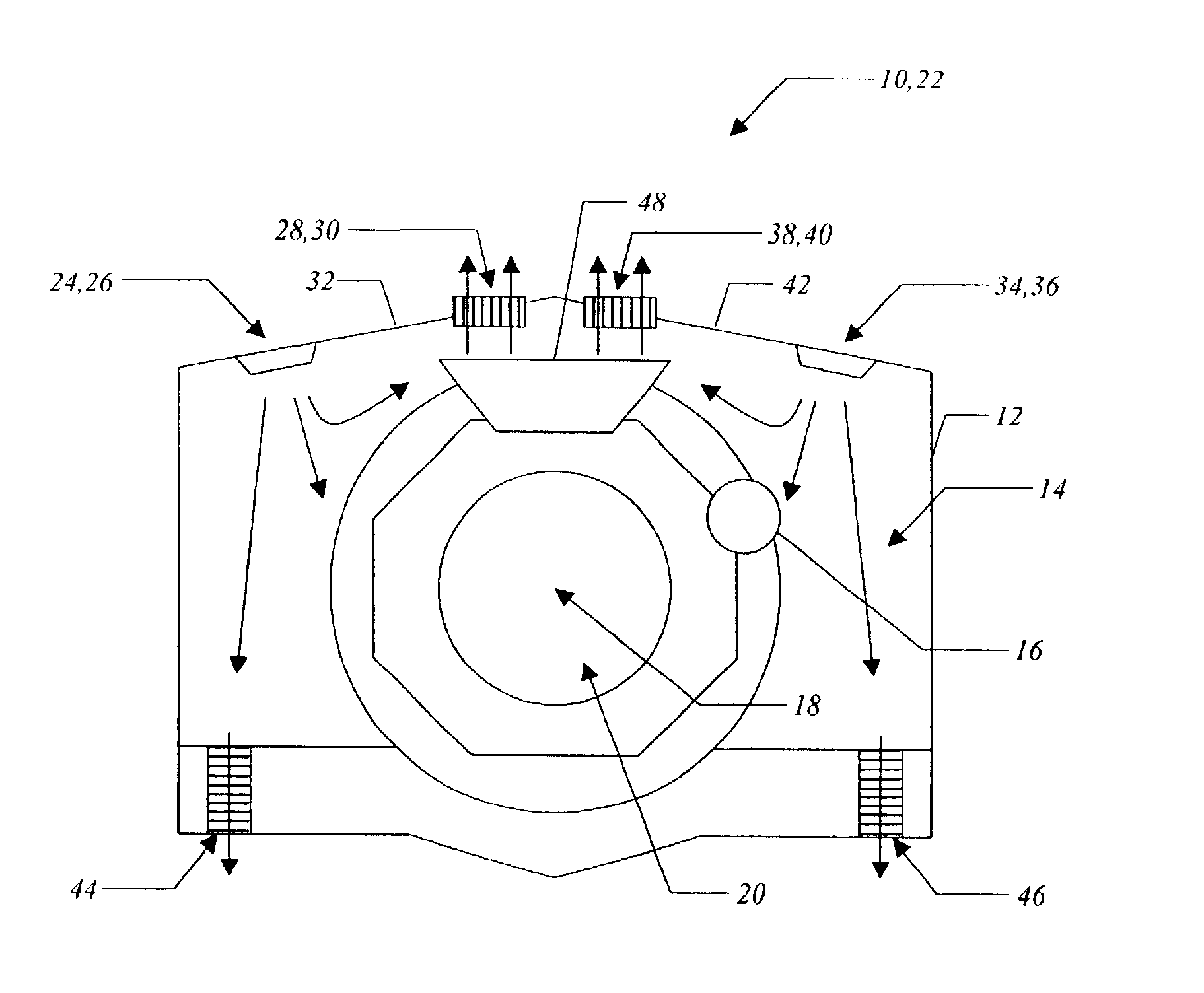 Computed tomography gantry cooling systems and methods