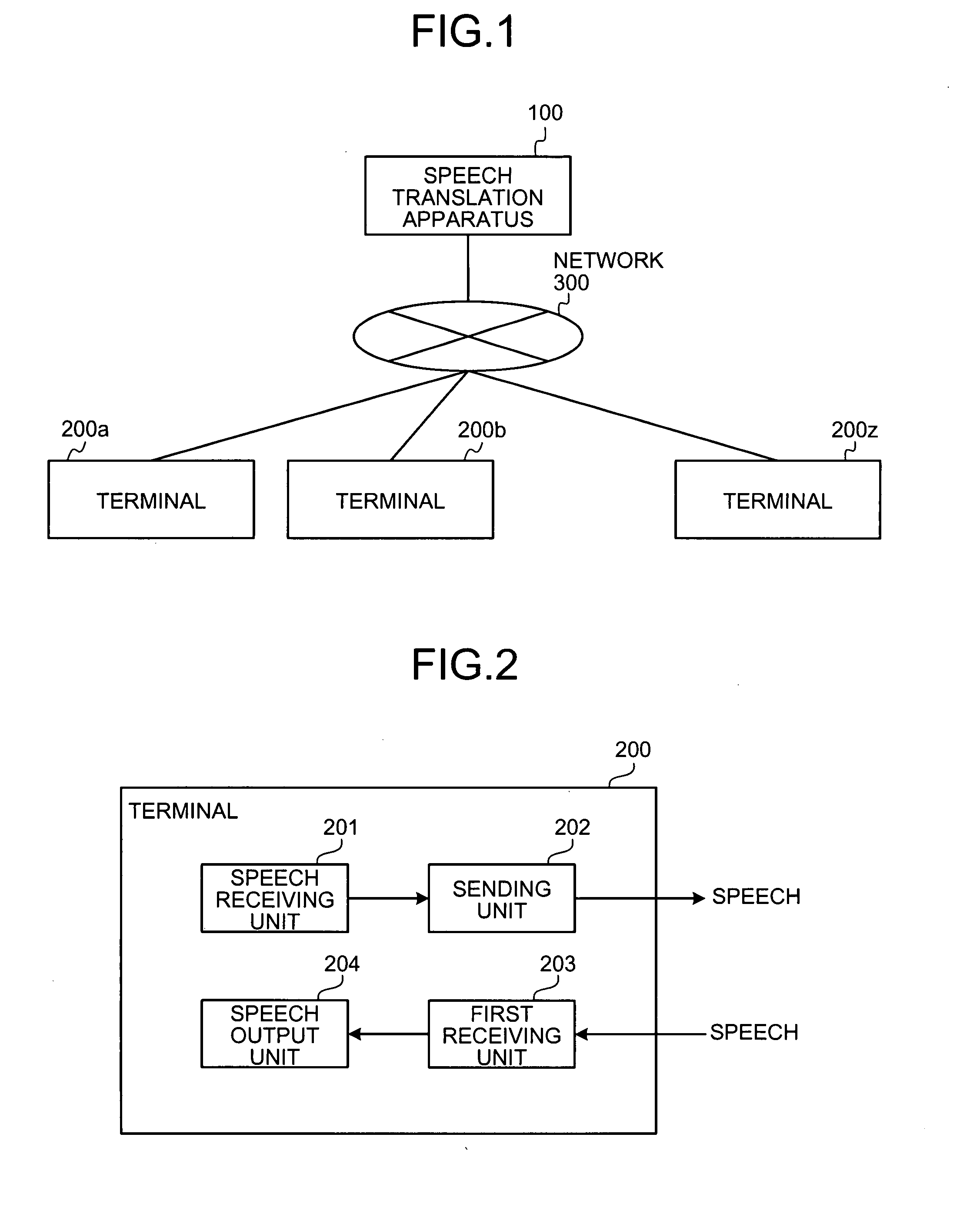 Apparatus, method and computer program product for translating speech, and terminal that outputs translated speech