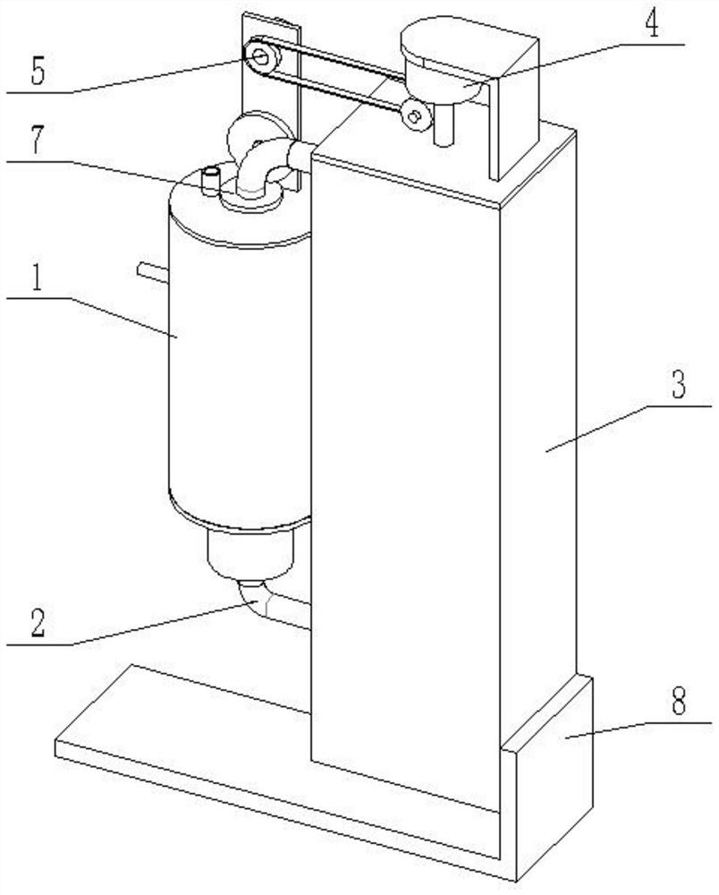 Exhaust system for industrial waste gas purification equipment