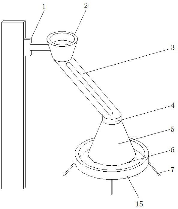 Feeding device for livestock and poultry
