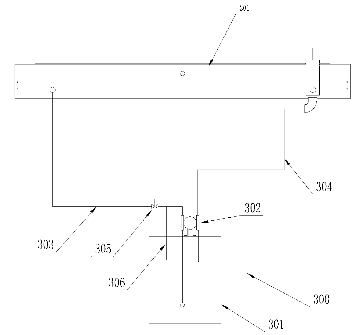 Printing and dyeing mechanism of a printing machine