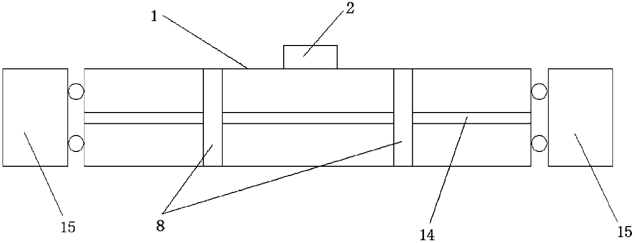 Anti-seismic structure for shear beam and shear beam