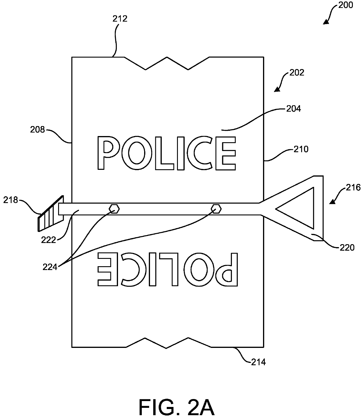 Forcible entry breaching ballistic shield