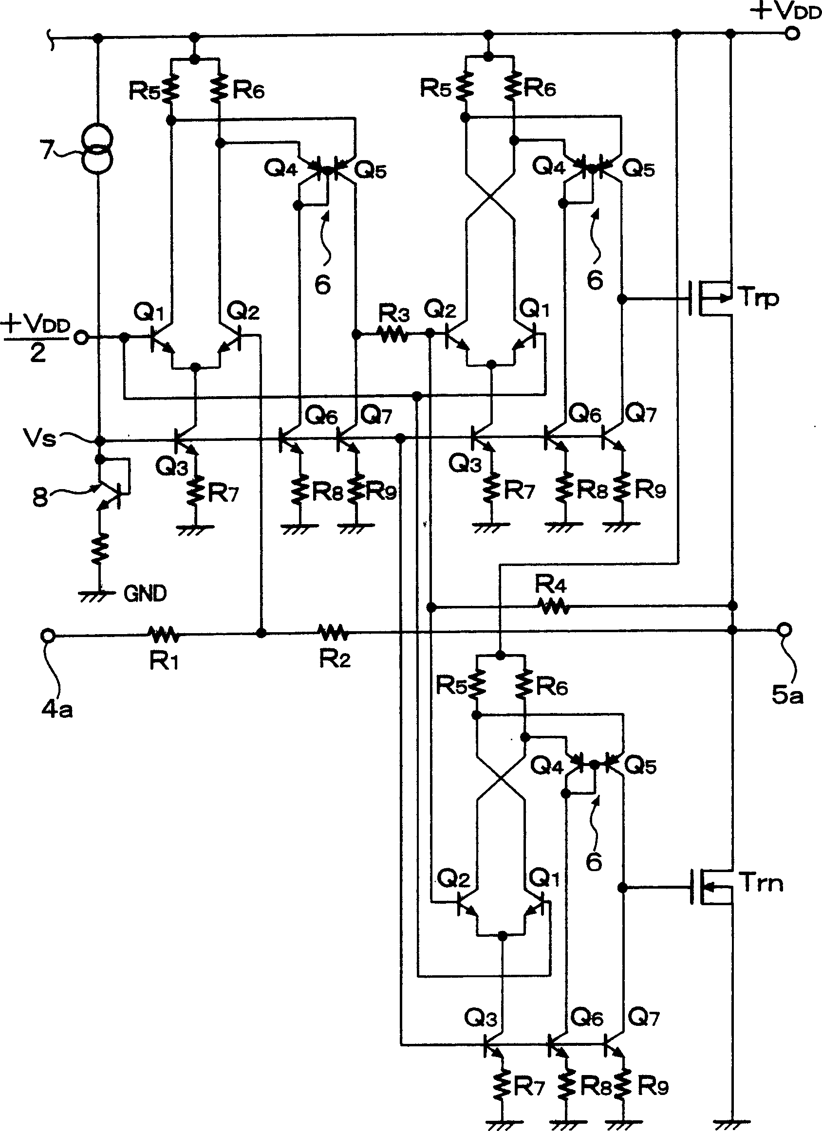 Audio Signal amplifier circuit and electrnic appts. having same