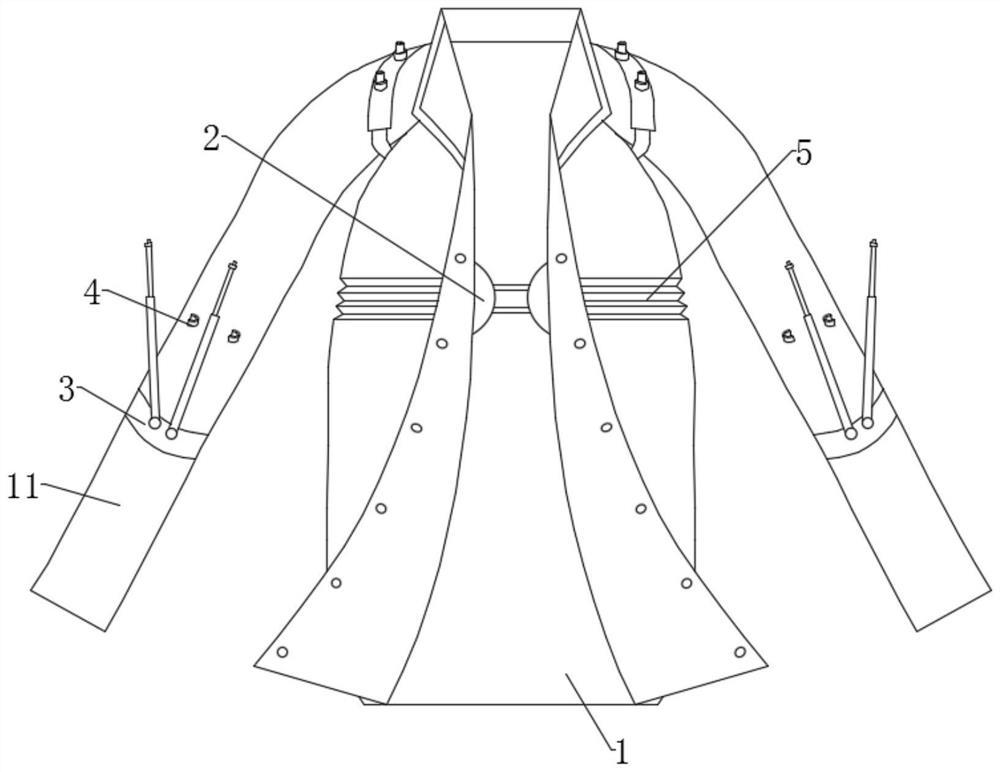 Friction-free jacket for nursing breast cancer radiotherapy patient