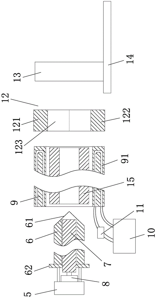 Self-supporting metal protection type fireproof cable, production equipment thereof and production process thereof