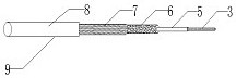 Multifunctional electrocardio lead special wire and manufacturing method thereof