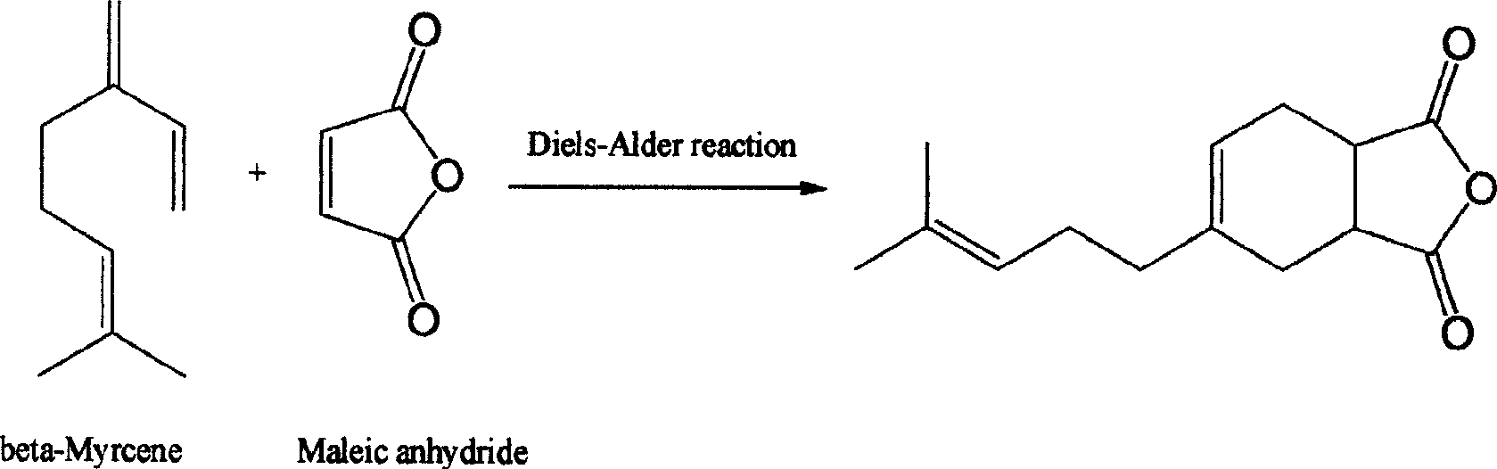 Novel purpose of 4-(4-methyl-3-pentenyl)-4-cyclohexene-1, 2-diacid anhydride