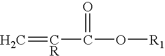 Polyurea coating comprising a polyamine/mono(METH)acrylate reaction product