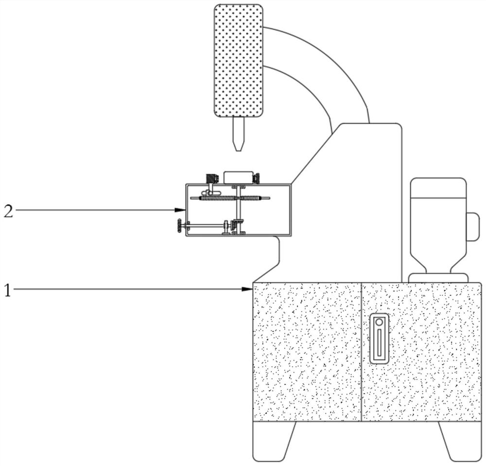 Automobile brake pad machining device