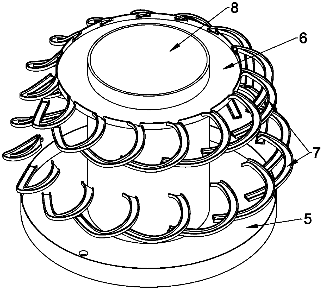 Cooling device based on vehicle injection mold equipment machining