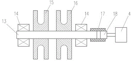 Liquid storage tank material level indicating device with signal long-distance transmission as well as design method and liquid level calculating method of device