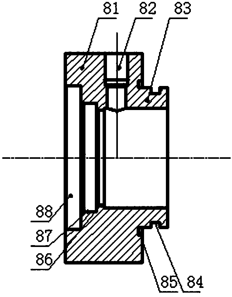 Pressure-balanced single-outlet-rod high-pressure oil cylinder