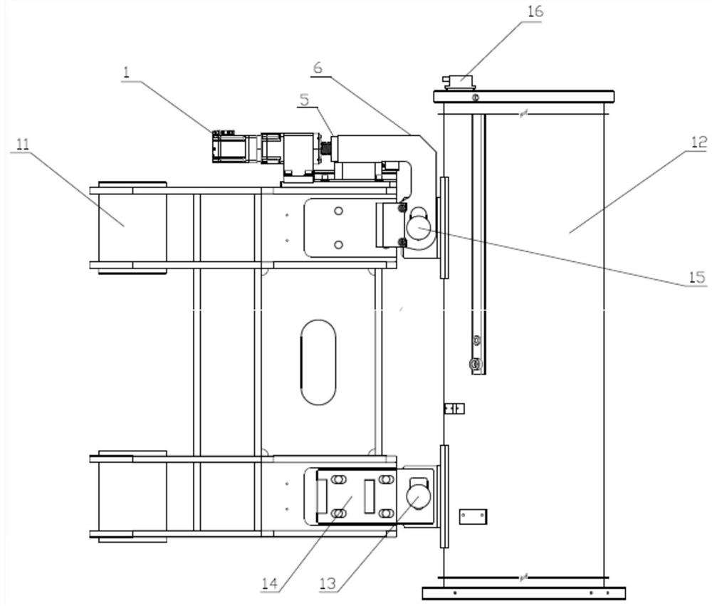 Leveling mechanism and leveling method for auxiliary furnace chamber of single crystal furnace