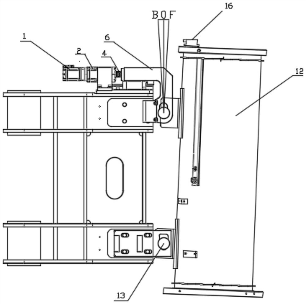 Leveling mechanism and leveling method for auxiliary furnace chamber of single crystal furnace