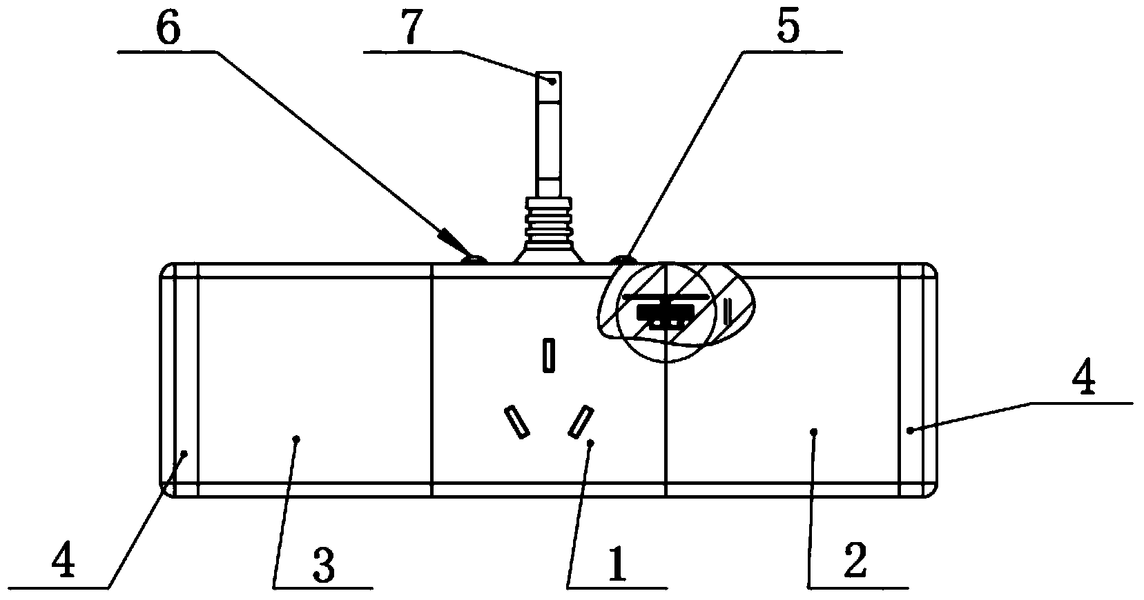 Extended combined module power socket and application