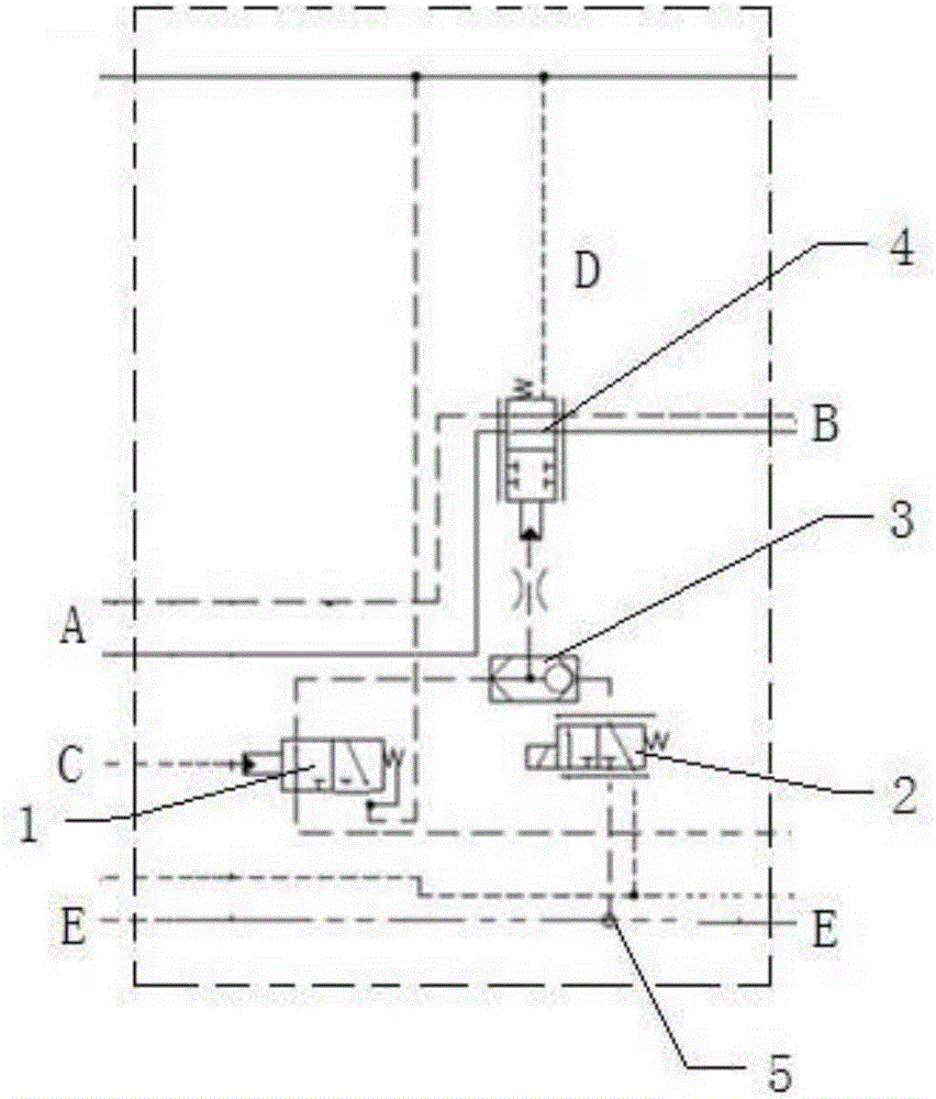 Confluence control device of hydraulic crane