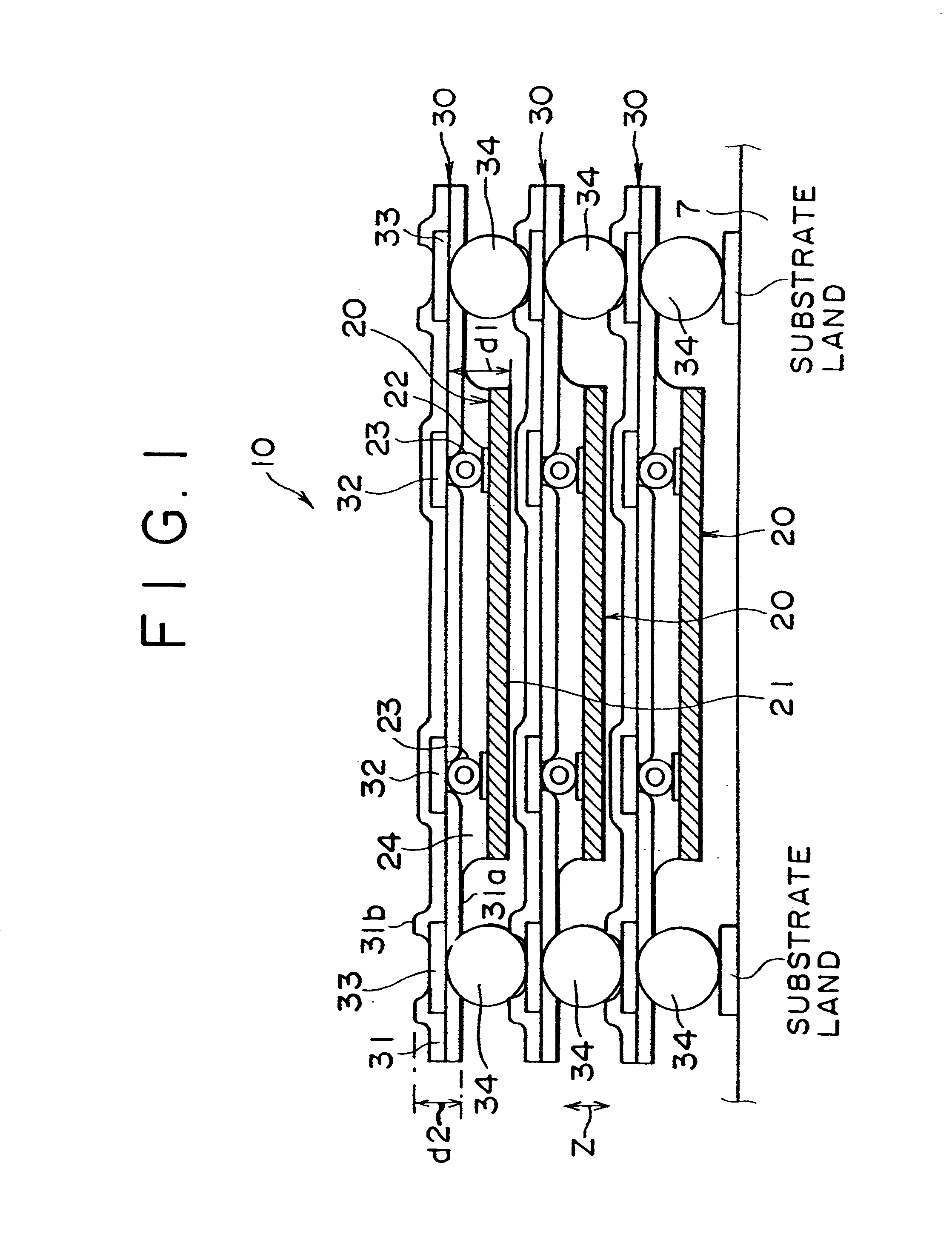 Stackable semiconductor device and method for manufacturing the same