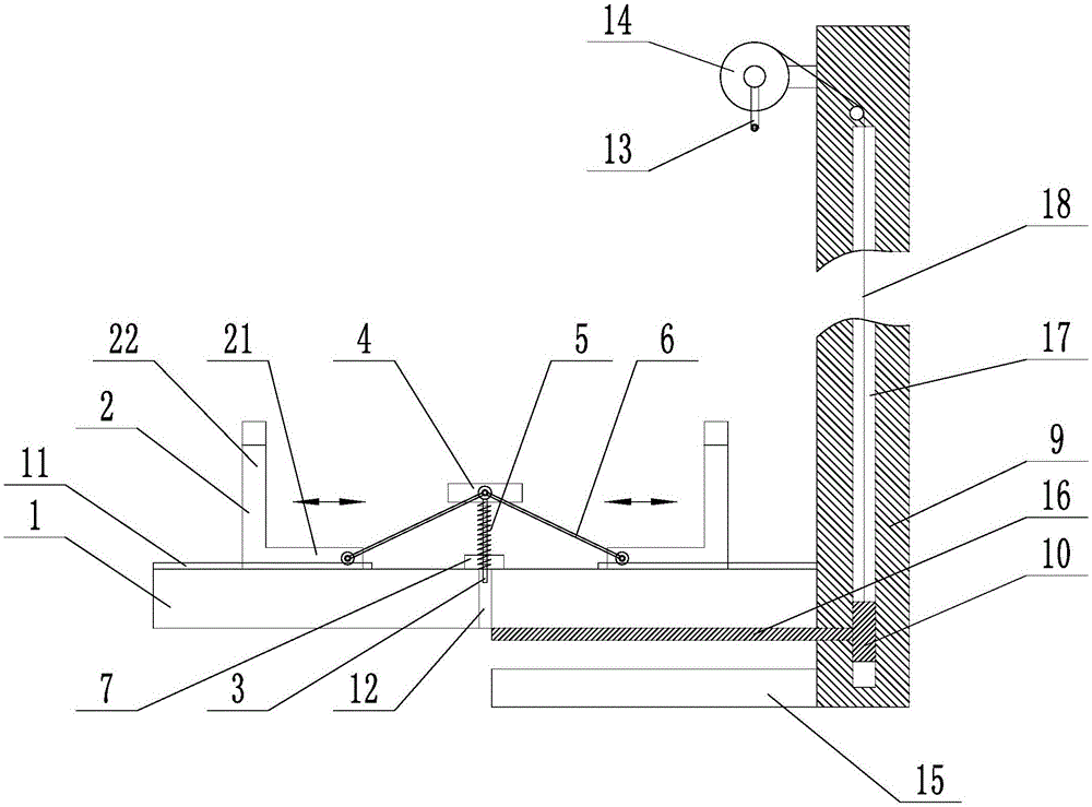 Lifting type sock putting-on device