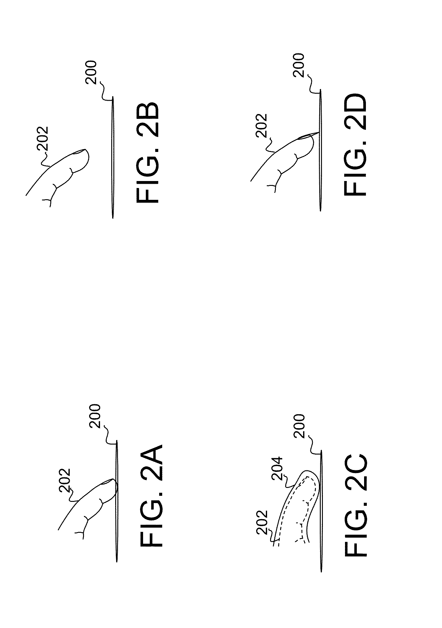 Systems and methods for determining types of user input