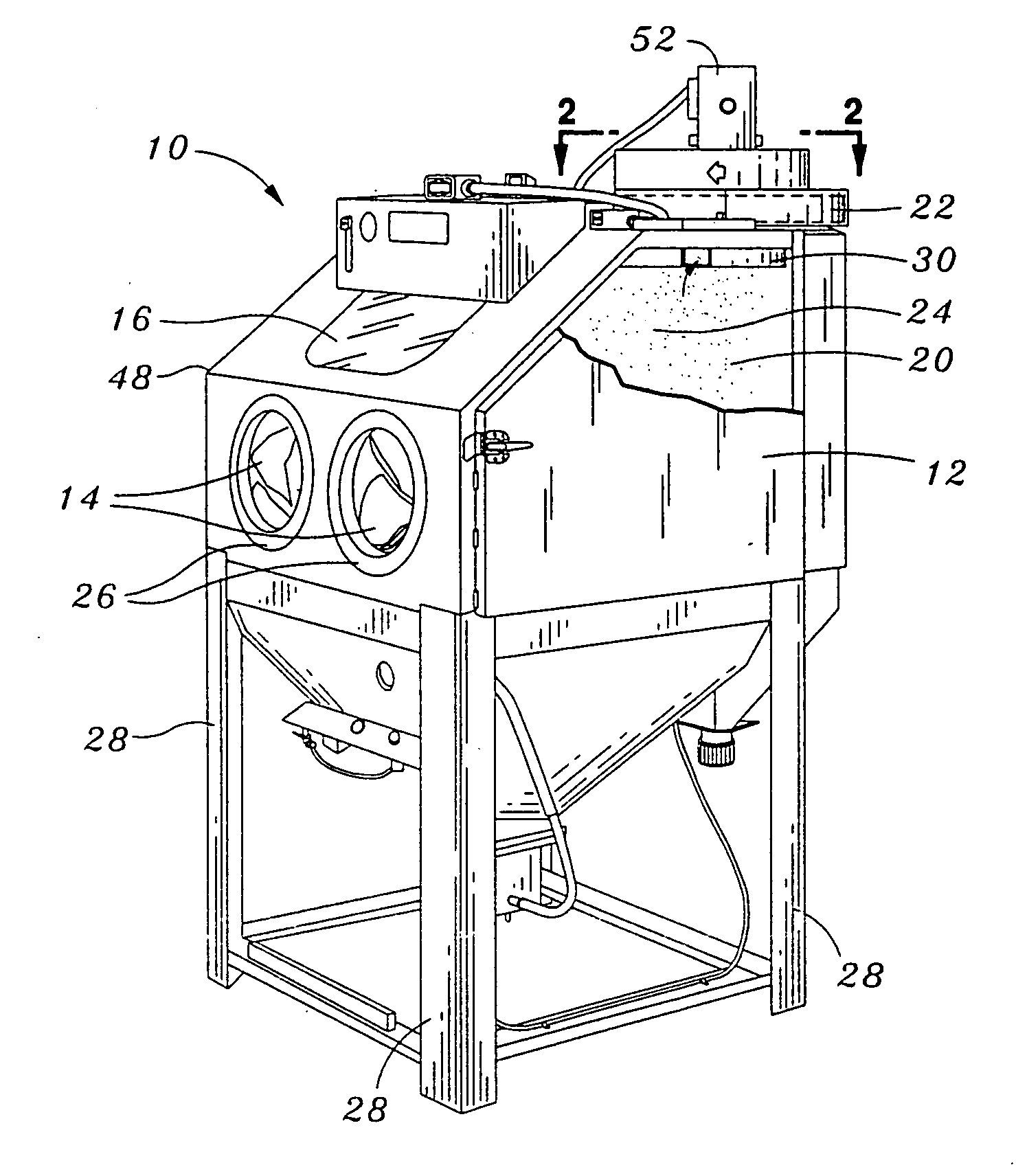 Abrasive and dust separator