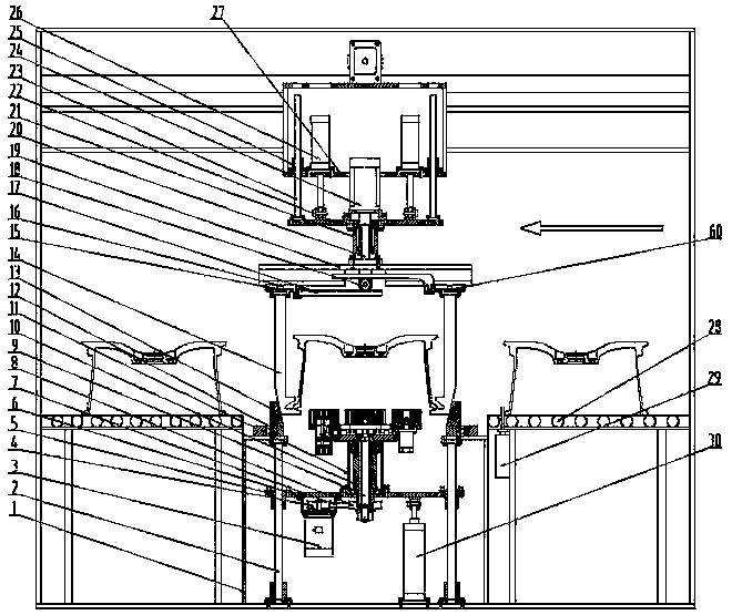 A wheel back chamber deburring device