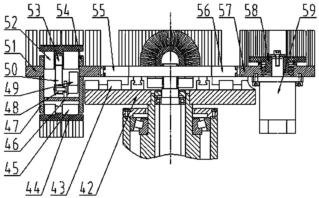 A wheel back chamber deburring device