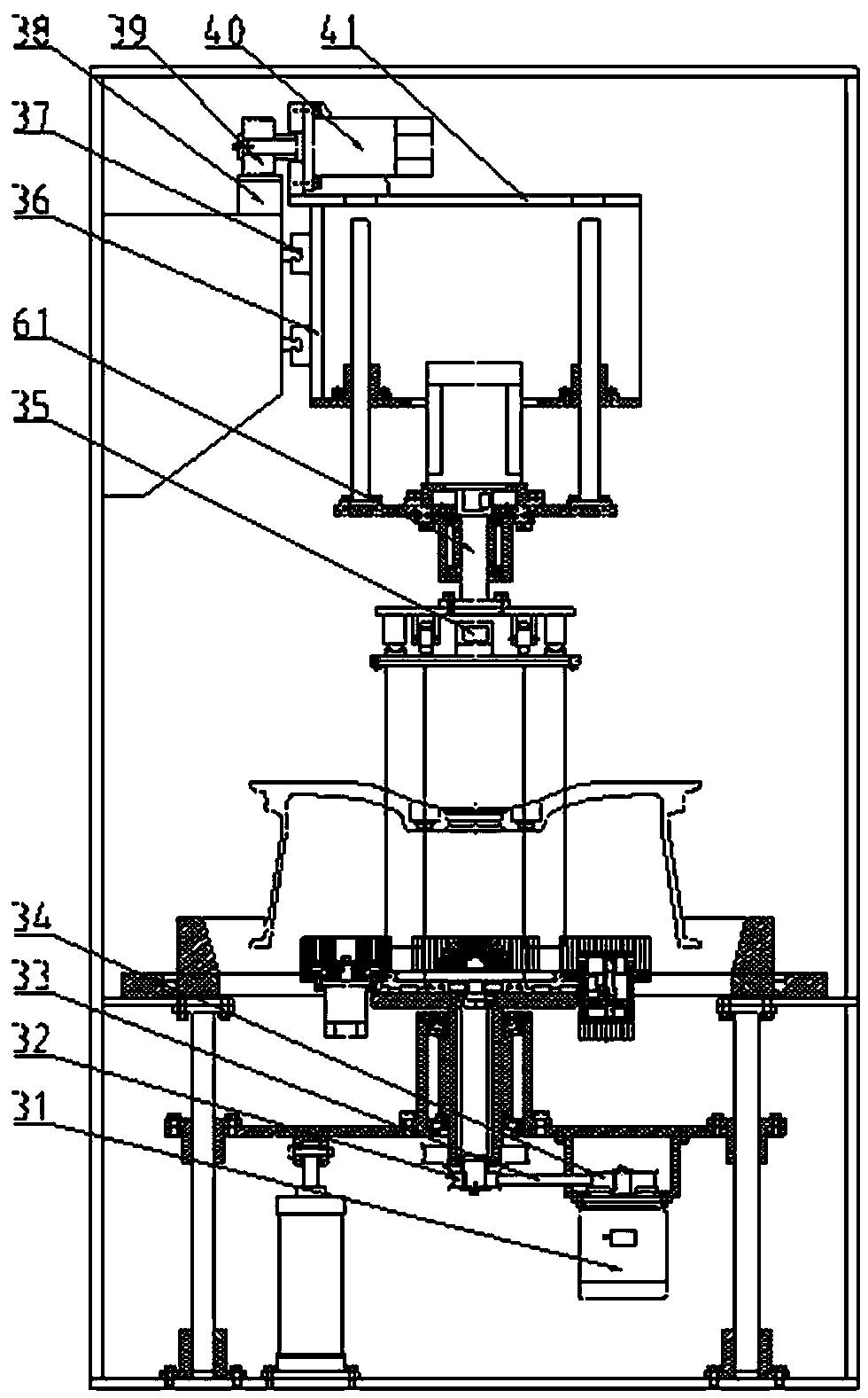 A wheel back chamber deburring device