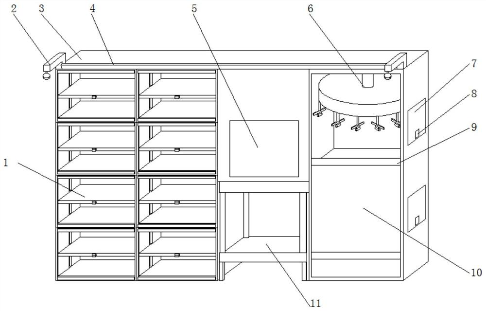 High-capacity intelligent storage cabinet