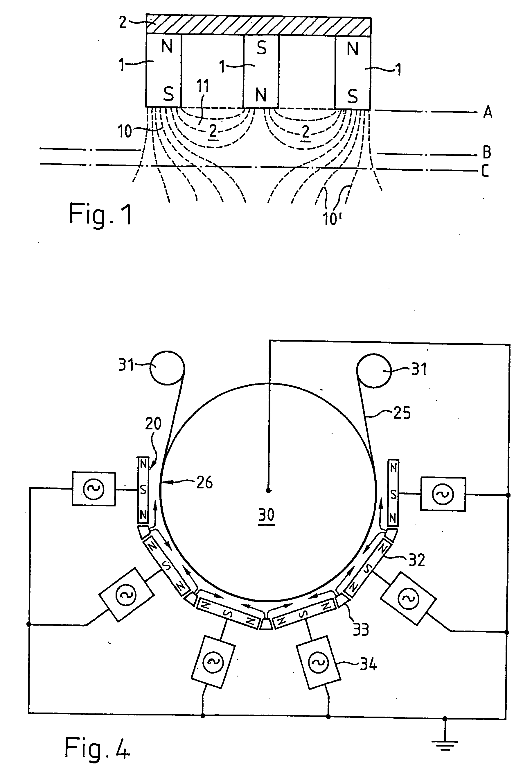 Device for carrying out a plasma-assisted process