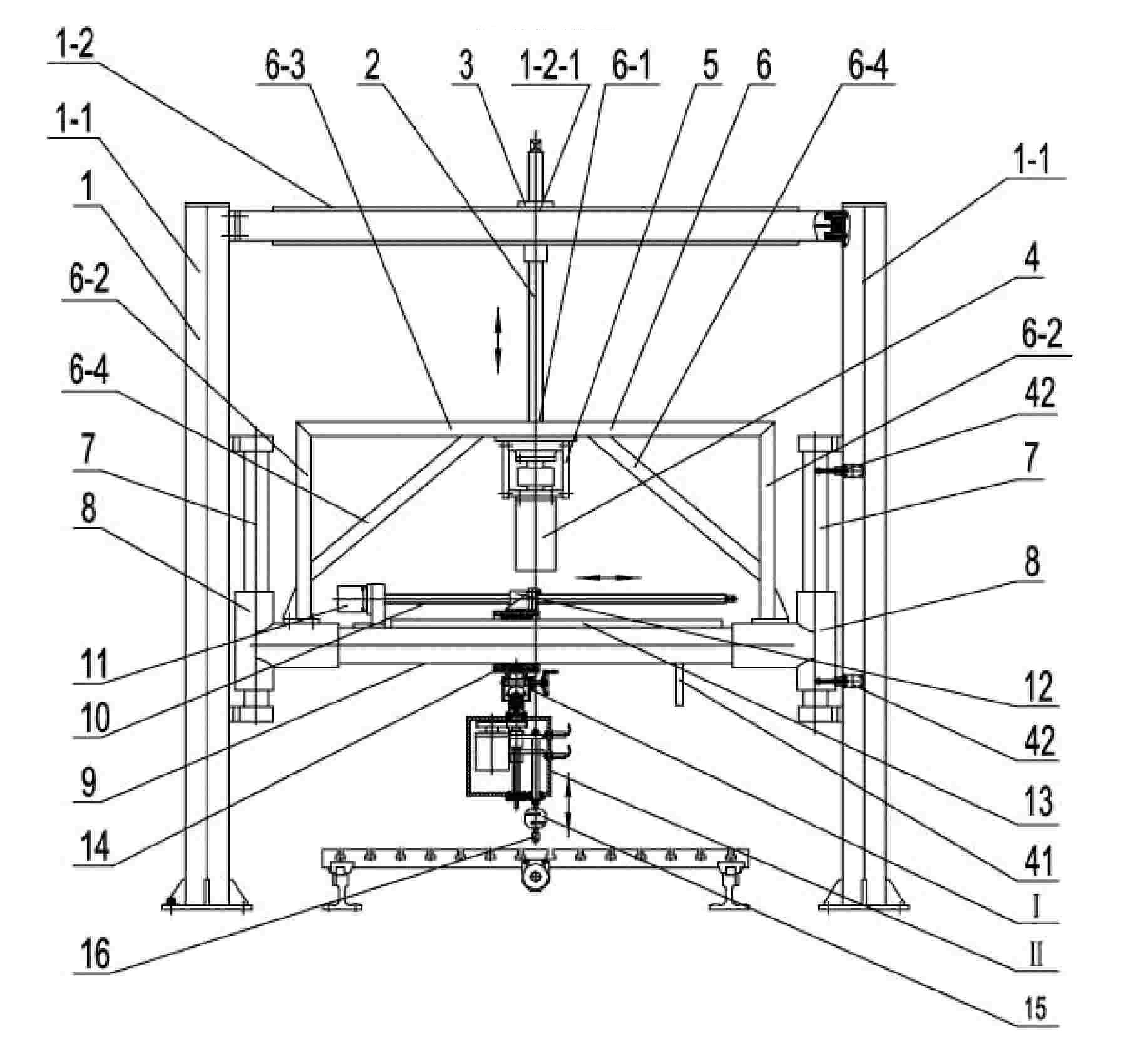 Rigidity testing device of fixed type metal sheet stamping part