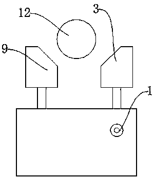 Accurate positioning type forging and pressing device
