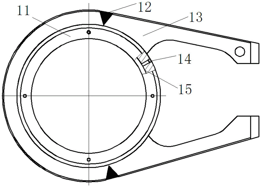 A method for manufacturing a large-aperture box frame with multiple partitions