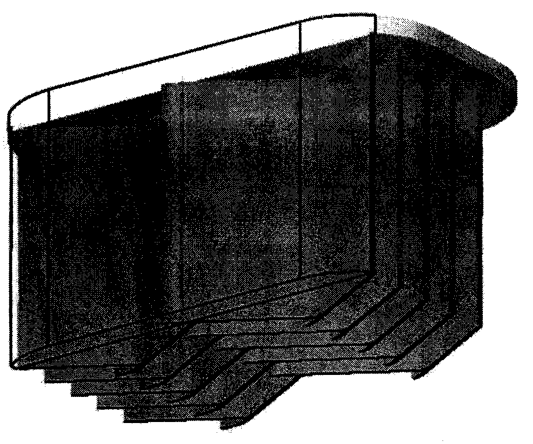 A high-efficiency heat-exchanging, water-saving, demisting wet cooling tower