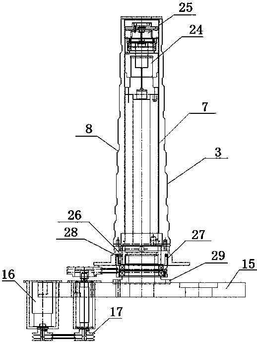 A Straight Top Ultra-High Pressure Piston Pressure Gauge with Automatic Weighting