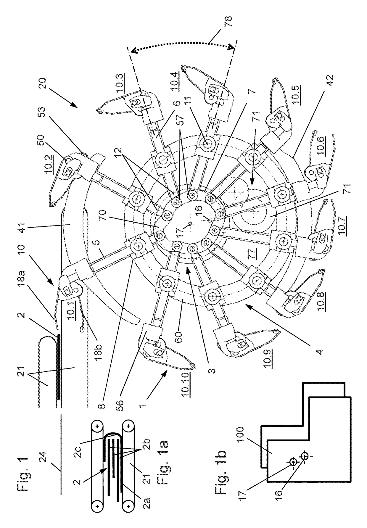 Apparatus and method for forming a stack of advertising material compilations