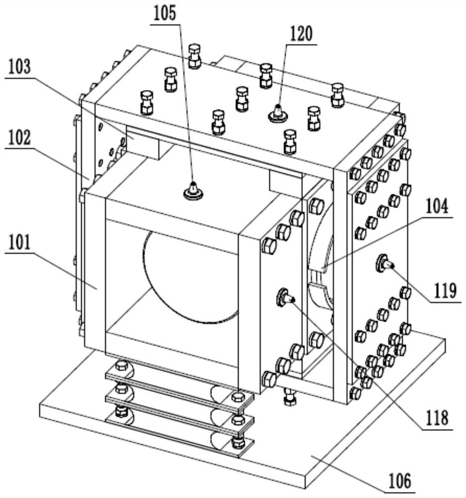 Two-mass gap nonlinear dynamics experimental setup