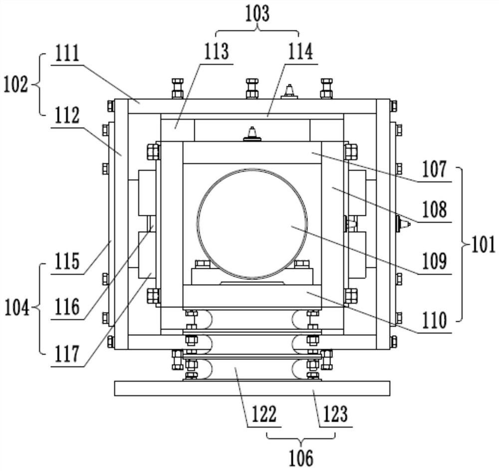 Two-mass gap nonlinear dynamics experimental setup