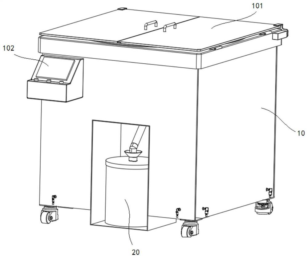 Plasma bag residual liquid recovery device and plasma bag residual liquid recovery method