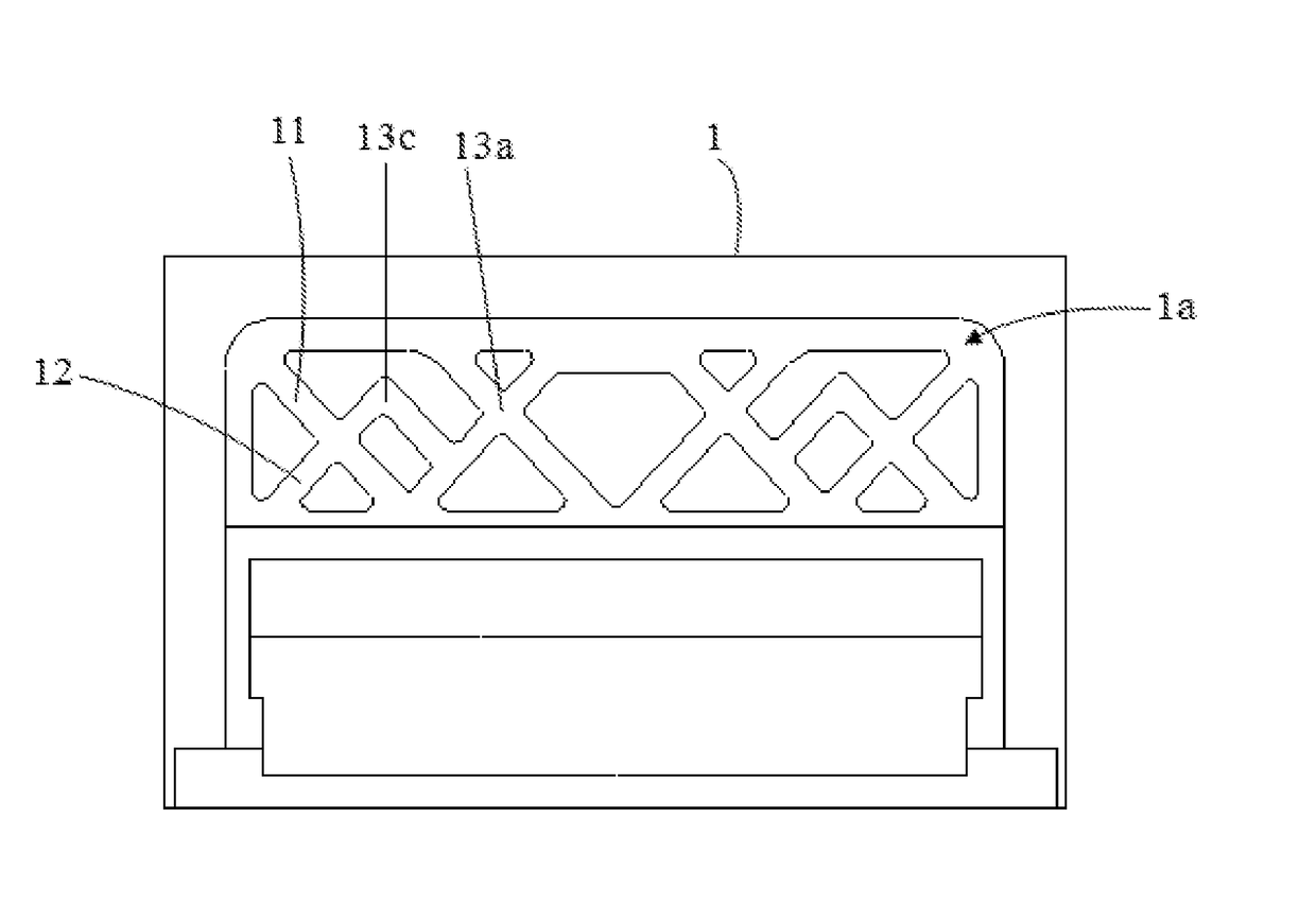 Back plate and liquid crystal display device having the same