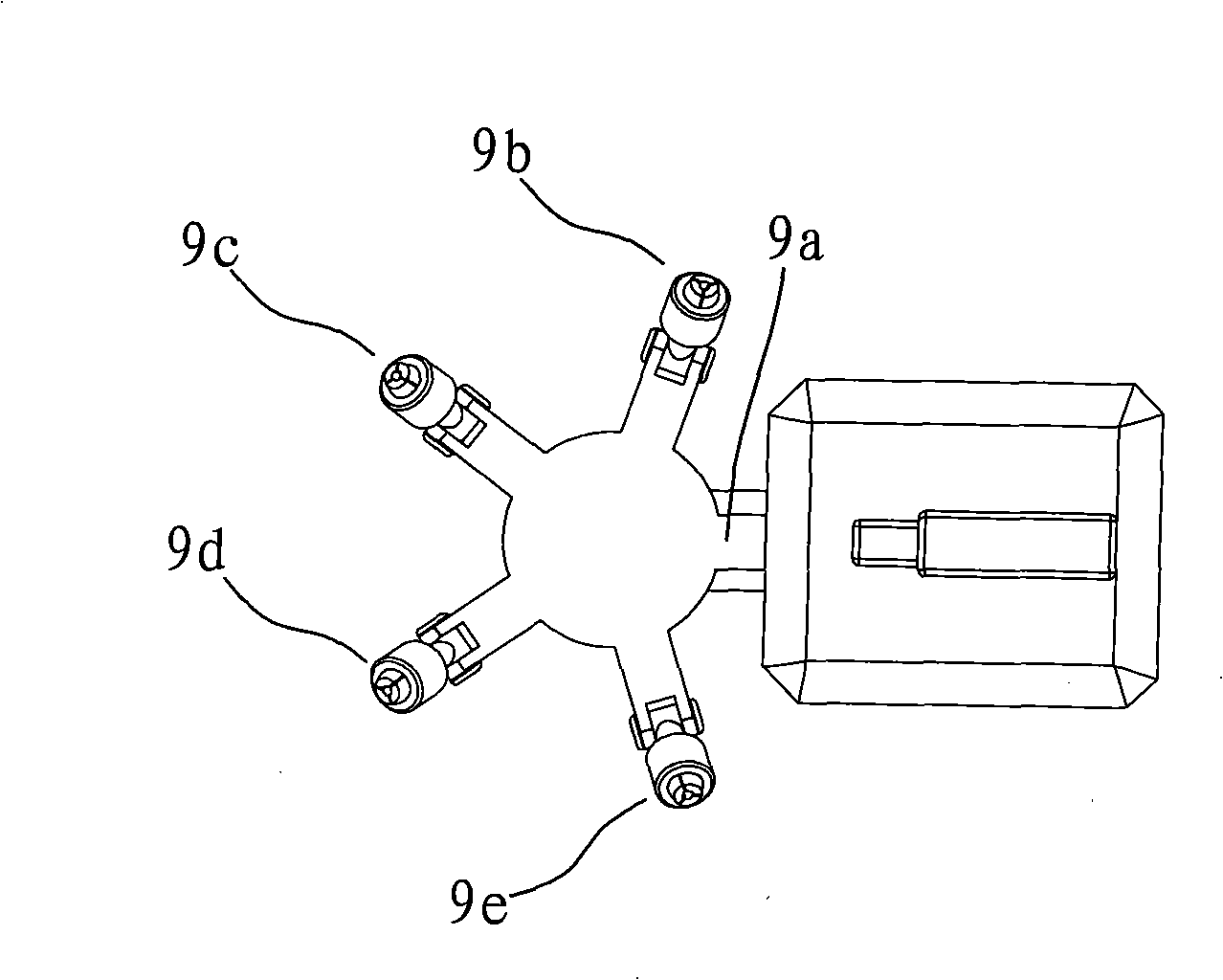 Multi-loading-unit rotary exchange type laser engraving device