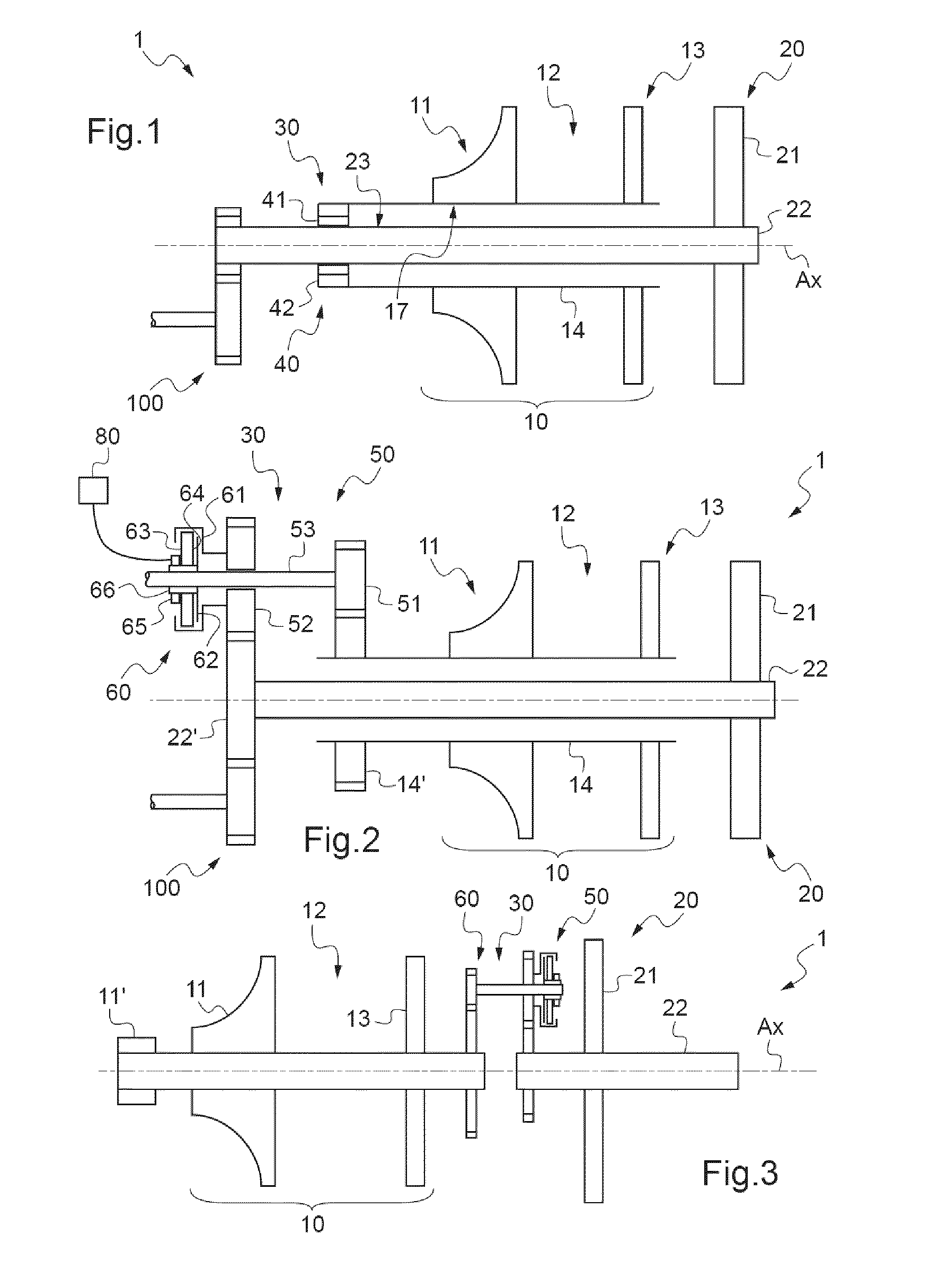 Hybrid engine installation and a method of controlling such an engine installation