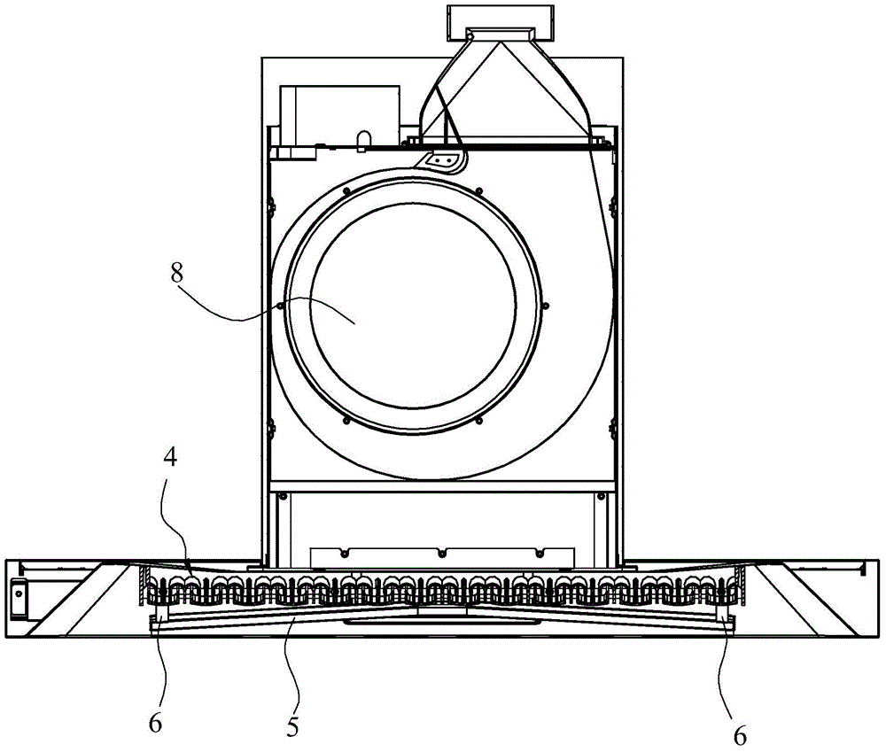 An oil filter device and its rotating collision oil filter structure