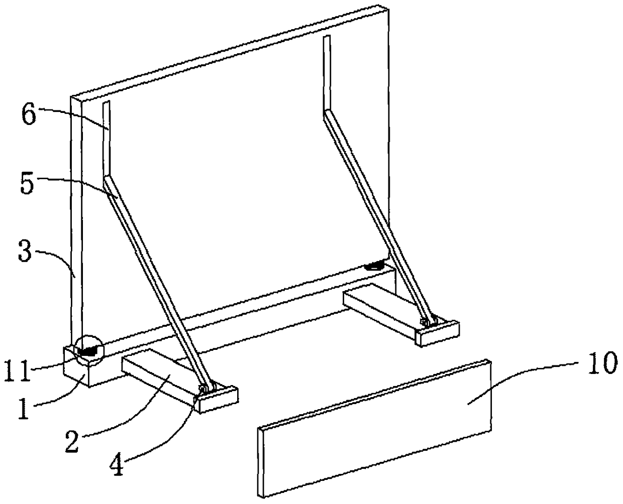 Enclosure structure for building construction