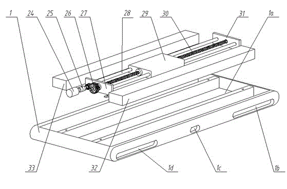 Three-foot stair climbing device and implementing method thereof