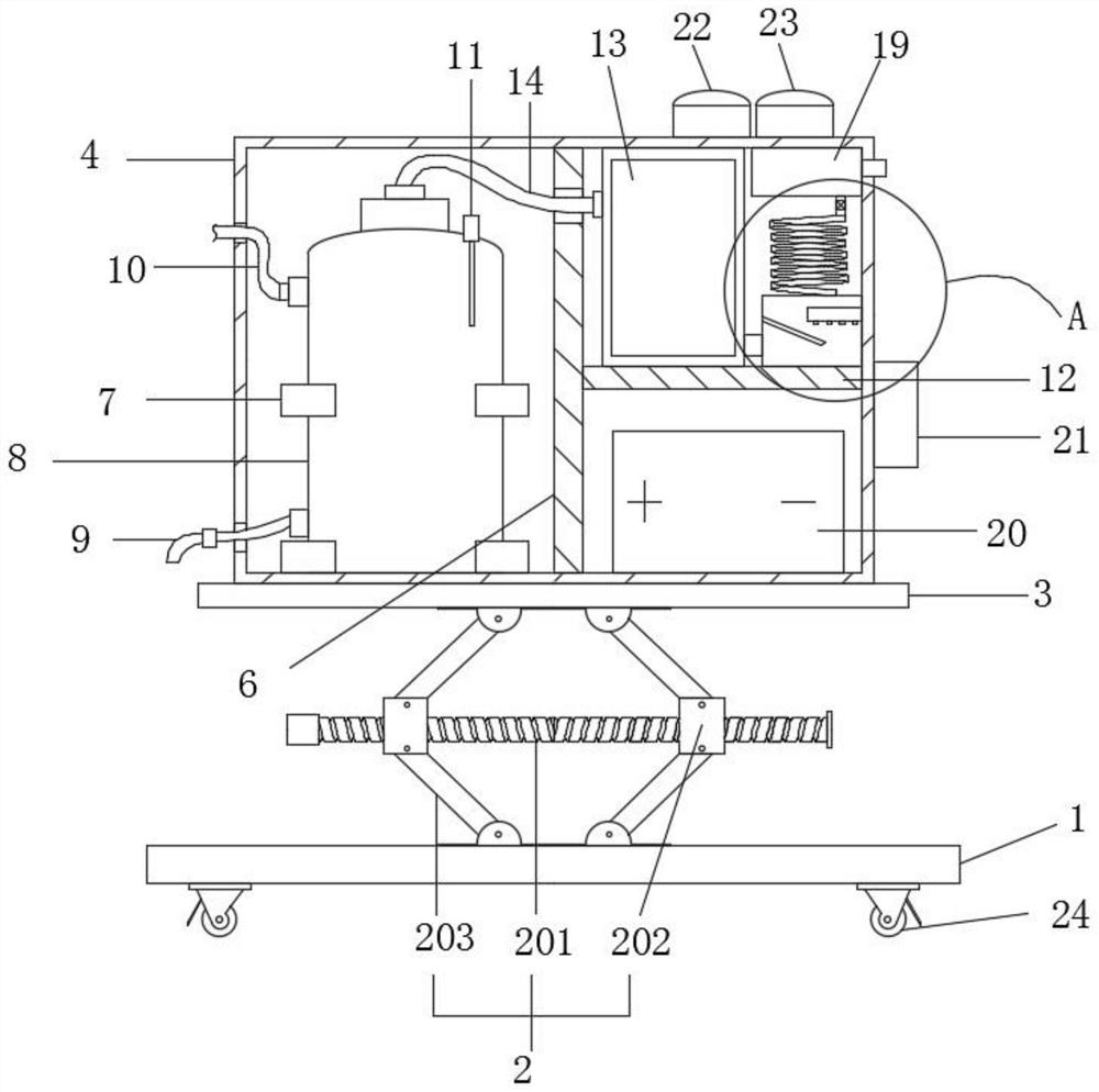 Gastrointestinal decompression storage device