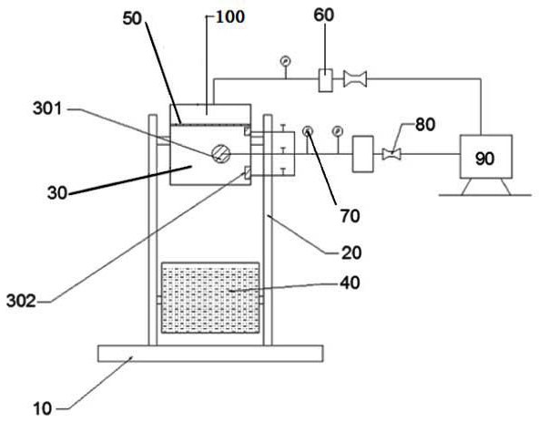 Visual cement paste gelling strength monitoring device and method for retaining wall